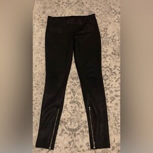 Free People Xs Black Shimmer Leggings